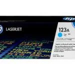 HP 123A Cyan Original LaserJet Toner Cartridge (Q3971A)