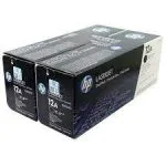 HP 12A 2-pack Black Original LaserJet Toner Cartridges (Q2612AD)