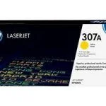 HP 307A Yellow Original LaserJet Toner Cartridge (CE742A)