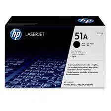 HP 51A Black Original LaserJet Toner Cartridge (Q7551A)