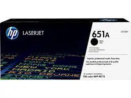 HP 651A Black Original LaserJet Toner Cartridge (CE340A)