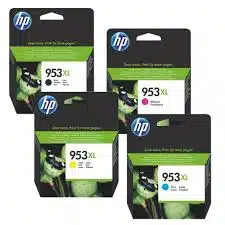 HP 953 Cyan Original Ink Cartridge, F6U12AE