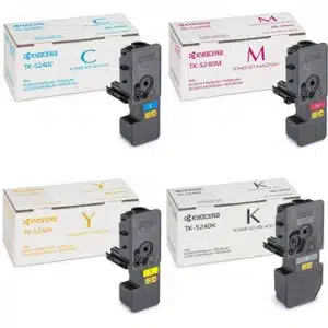 Kyocera Original TK-5240 4 Color Toner Cartridge Multipack (TK5240K/C/M/Y)