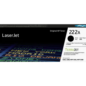 HP 222A Black LaserJet Toner Cartridge (W2220A)