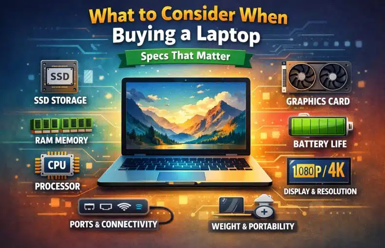 Top 6 Things to Consider in Buying a Laptop 2026