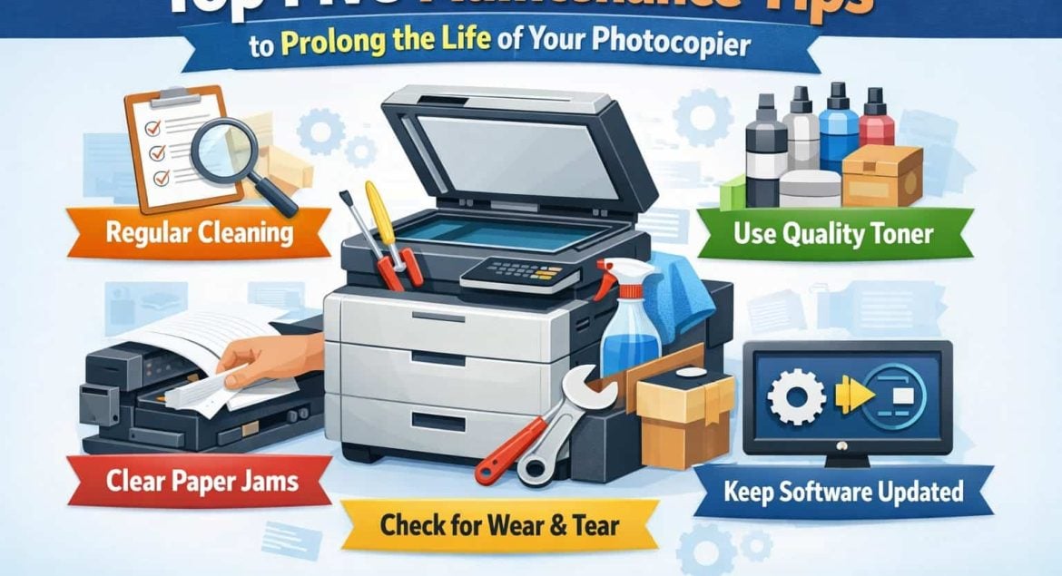Top 5 Photocopier Maintenance Tips to Extend Its Lifespan