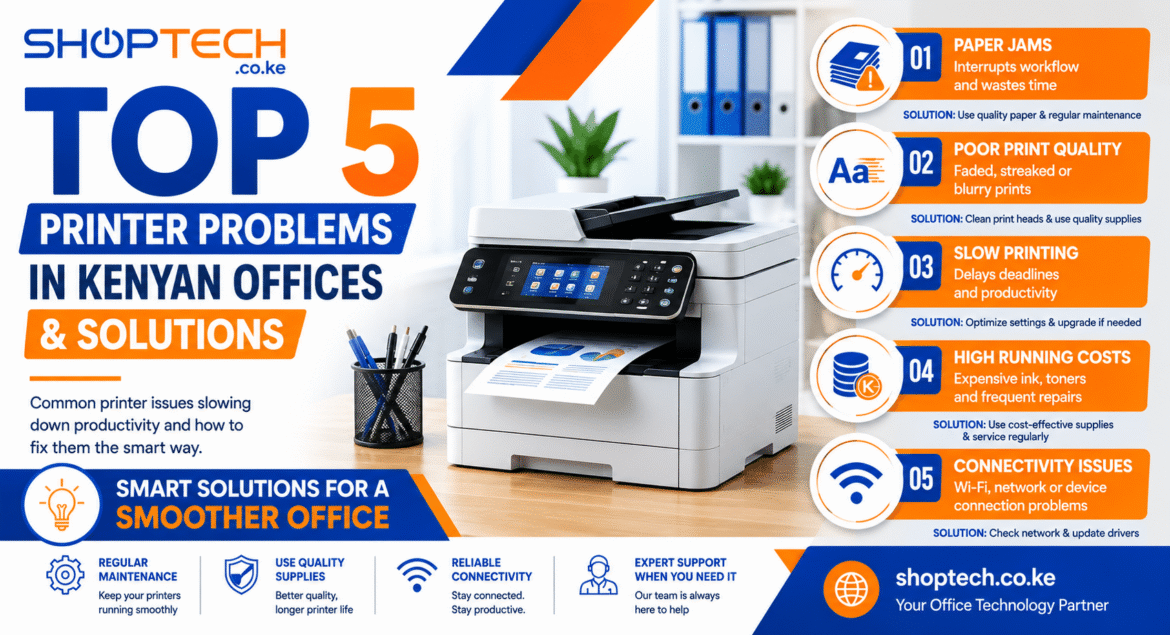Top five printer problems or challenges